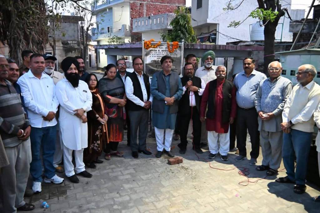 Ward No 18 to be decorated with Dr BR Ambedkars statue MLA Jimpa inaugurated the work